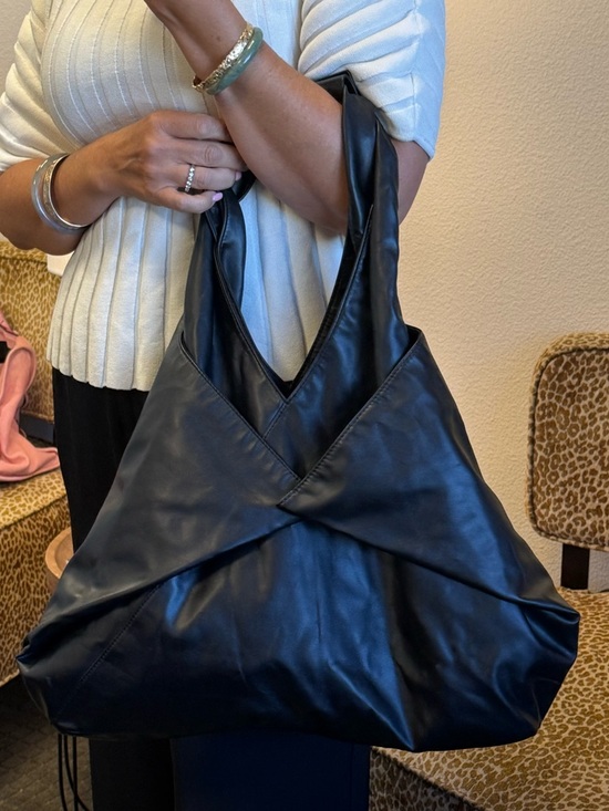 Maison Martin Margiela Handbags - 💯 Authentic MM6 MAISON MARGIELA Black Shoulder Bag Tote Hobo